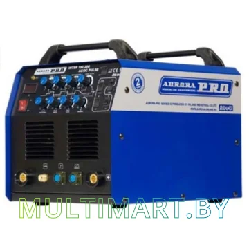 Сварочный аппарат AuroraPRO Inter TIG 200 AC/DC Pulse + сварочная маска Aurora A-998F (black cosmo)